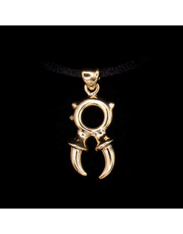 2BA Alex Ubatuba Bronze Warlock Pendant Small