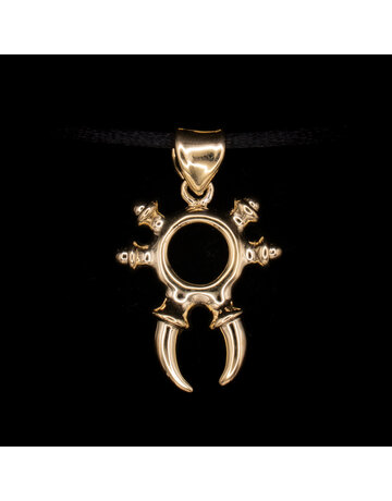 2BA Alex Ubatuba  Bronze Warlock Pendant Large