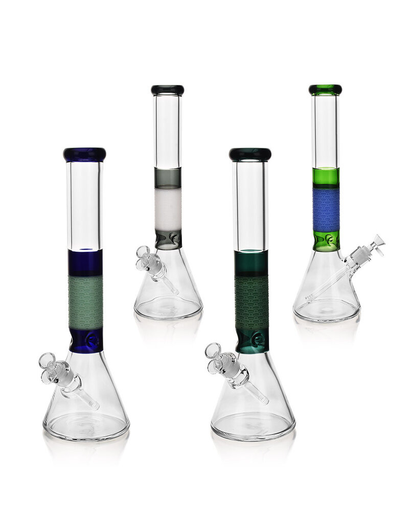 W_ Clear Top Beaker Color Encalmo 16"