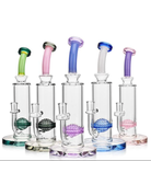 ES23357 W_Clear Tube w/ Colored Perc 10"