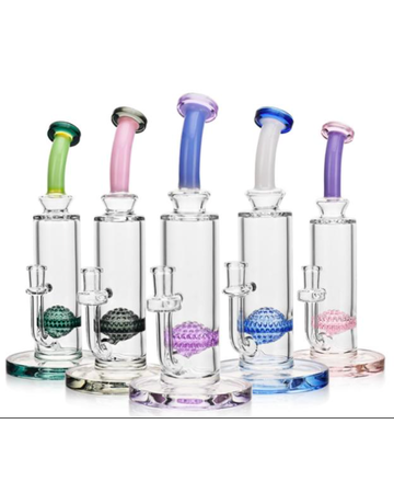 ES23357 W_Clear Tube w/ Colored Perc 10"