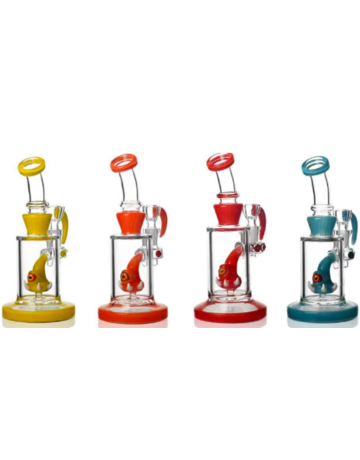 ES  CL803 W_Clear Tube Monster w/ Colored Accents 8.2"