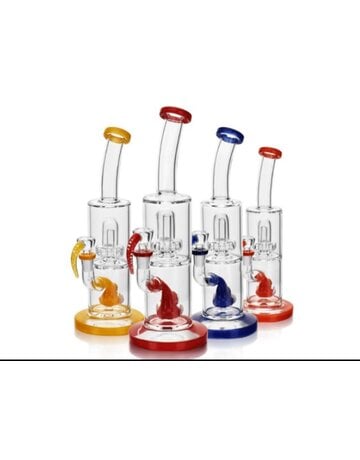 ES  CL804 W_Clear Tube Monster w/ Colored Accents 11. 7"