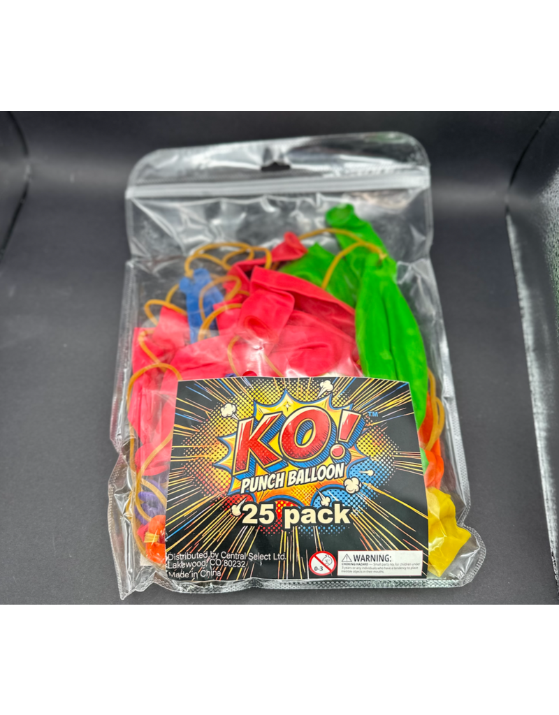 KO! Punch Balloon 25pk