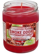 Smoke Odor Exterminator Cinnamon Apple - Smoke Odor Eliminator Candle
