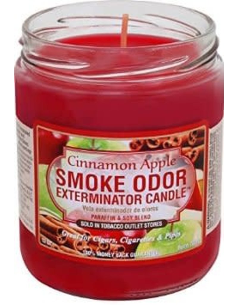 Smoke Odor Exterminator Cinnamon Apple - Smoke Odor Eliminator Candle