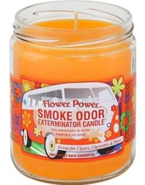 Smoke Odor Exterminator FLOWER-CANDLE: FLOWER POWER SMOKE ODOR CANDLE