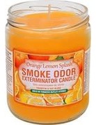 Smoke Odor Exterminator Orange Lemon Splash - Smoke Odor Eliminator Candle