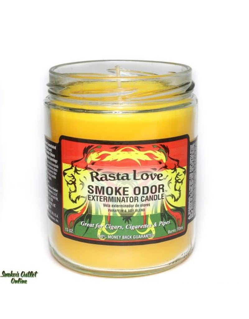 Smoke Odor Exterminator Rasta Love - Smoke Odor Eliminator Candle