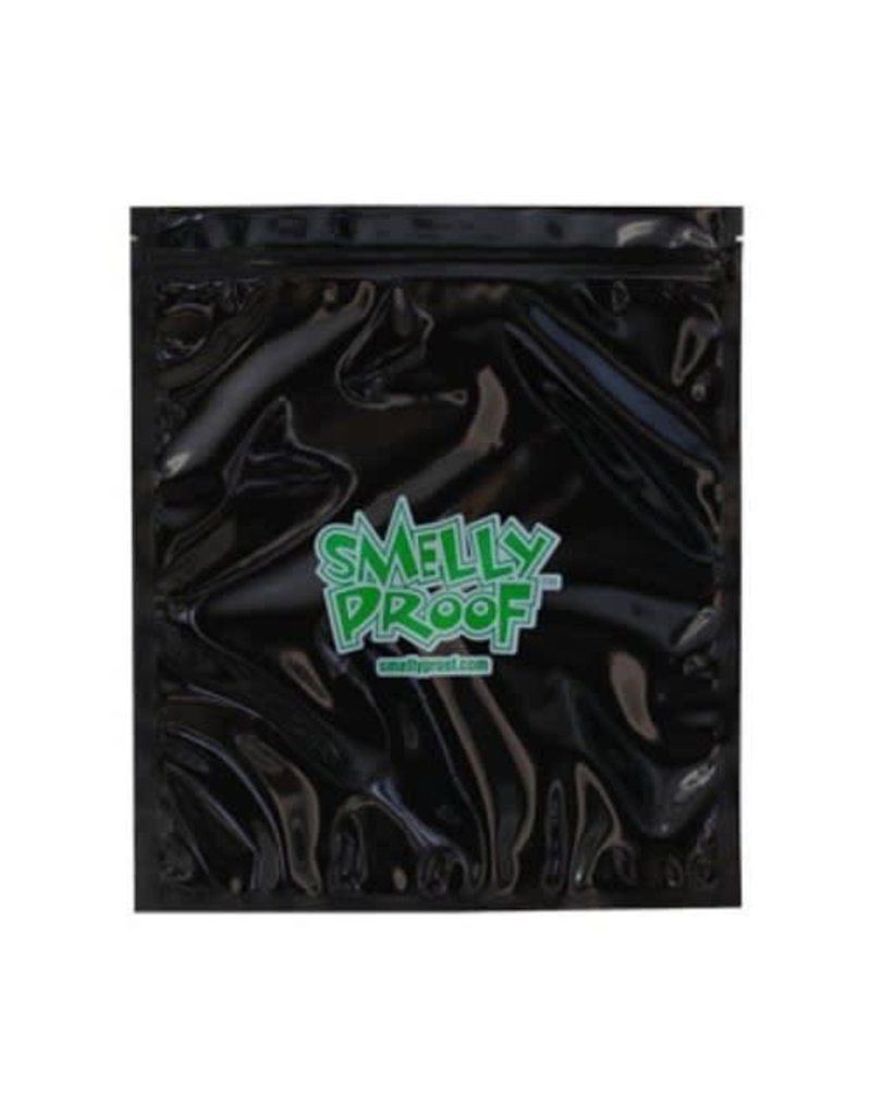 SmellyProof Large Black Smelly Proof Bag - Single (8.5in x 10in)