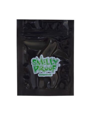 SmellyProof SPB-XXS: BLACK XXS SMELLY PROOF SINGLE (2.5in x 3in)