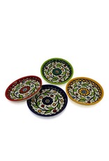 Trade roots Ceramic  Appetizer Plates, SOLD INDIVIDUALLY, West Bank