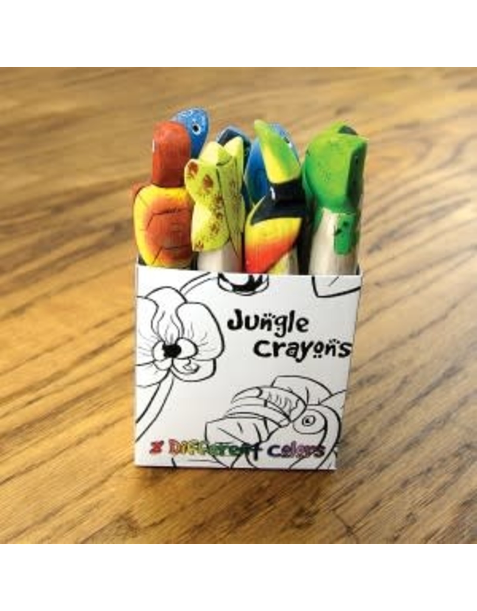 Balsa Wood Jungle Crayons, Ecuador Trade Roots