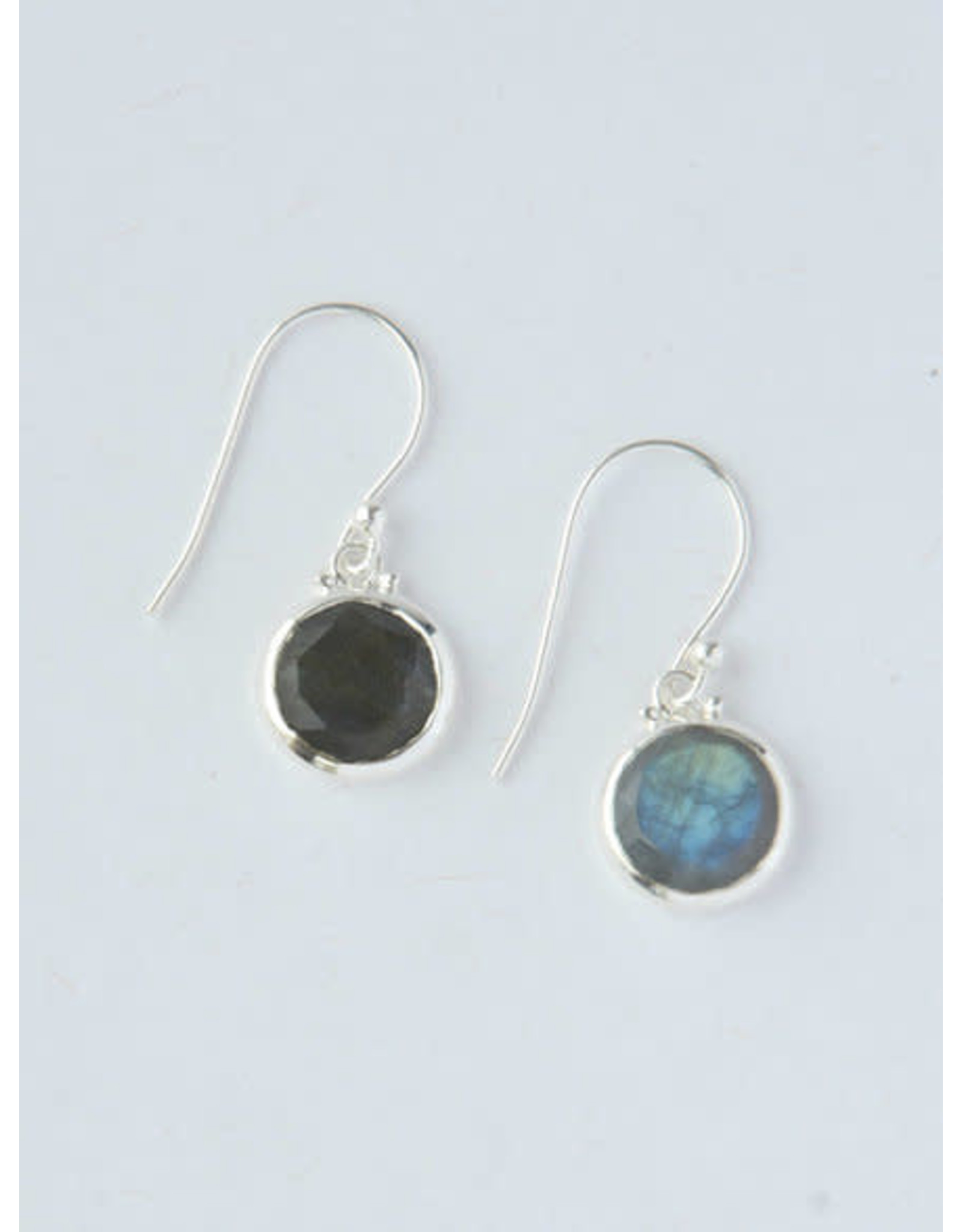 Trade roots Reflections Laboradite Sterling Earrings