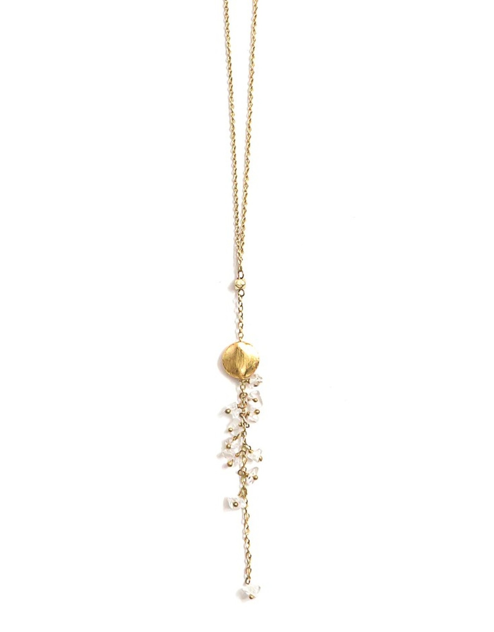 Delicate Dangling Stone Necklace, India