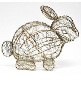 Trade roots India, Large Wrapped Wire Bunny