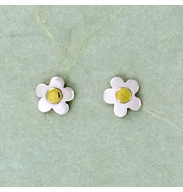 Daisy Stud Earrings Sterling Silver Post Flower Jewelry Spring Far Fetched 