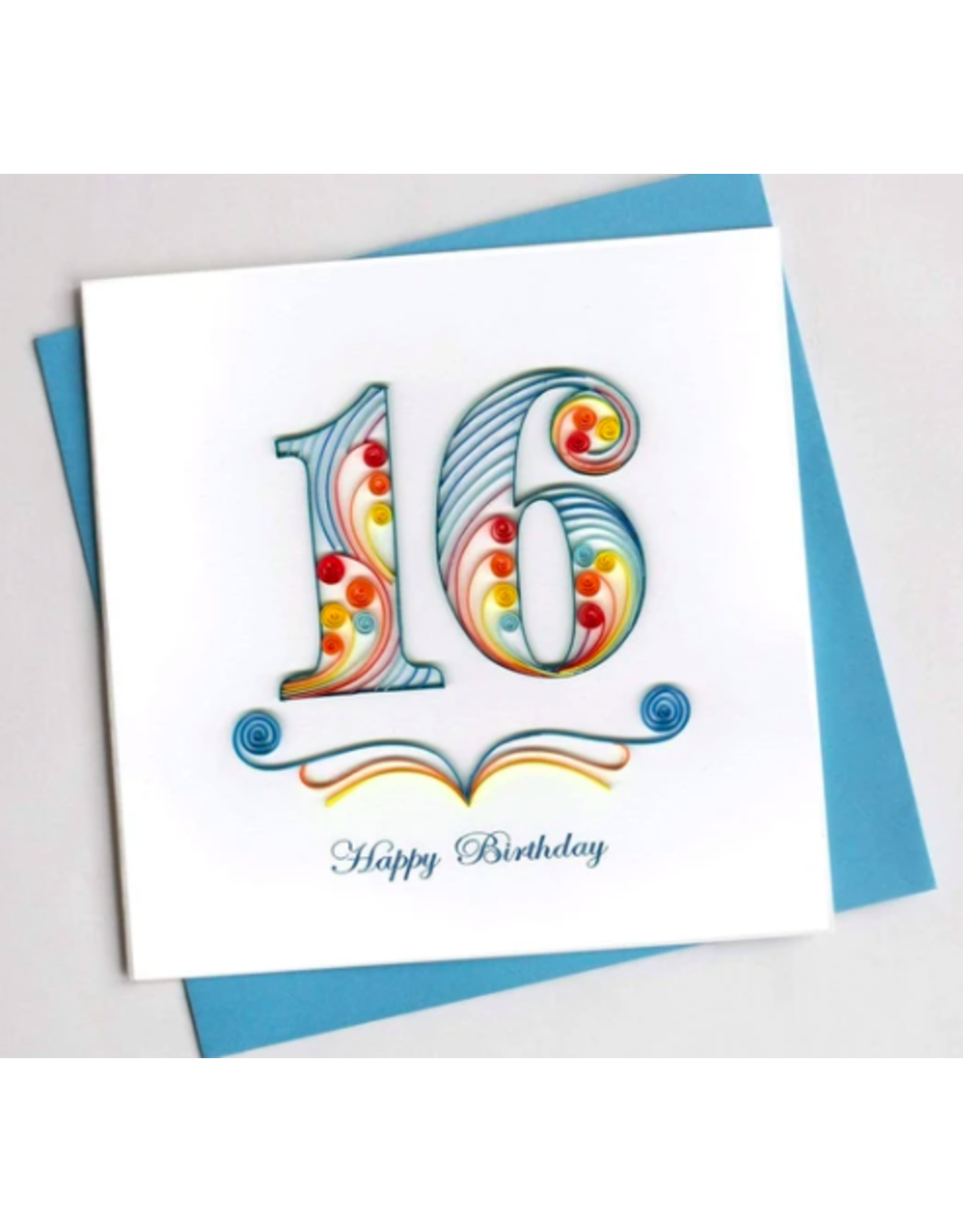 Trade roots 16th Birthday, Quilling Card, Vietnam