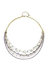 Trade roots Lina Necklace Grays Gris