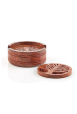 Trade roots Tree of Life Coasters, Set of 4, India
