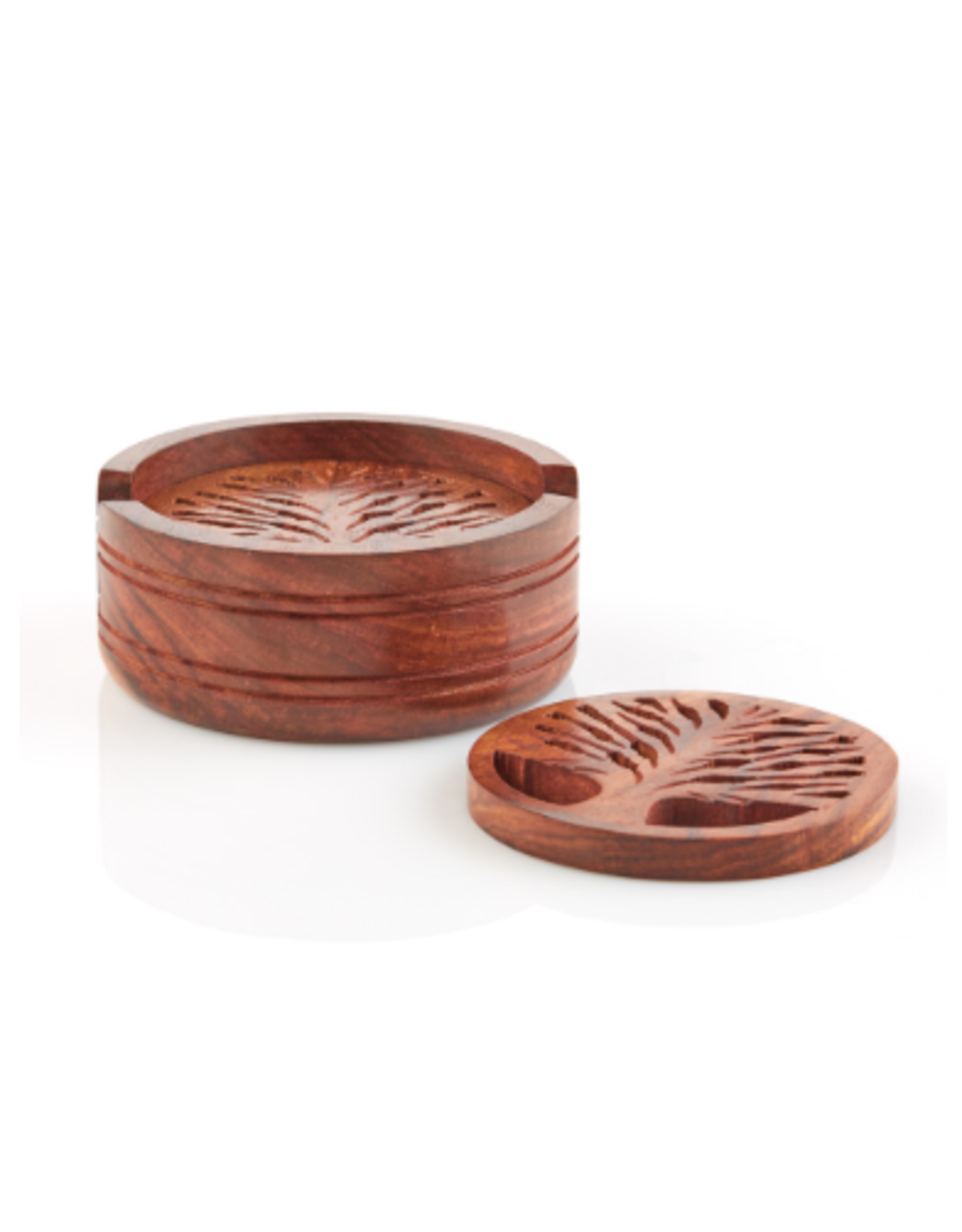 Trade roots Tree of Life Coasters, Set of 4, India