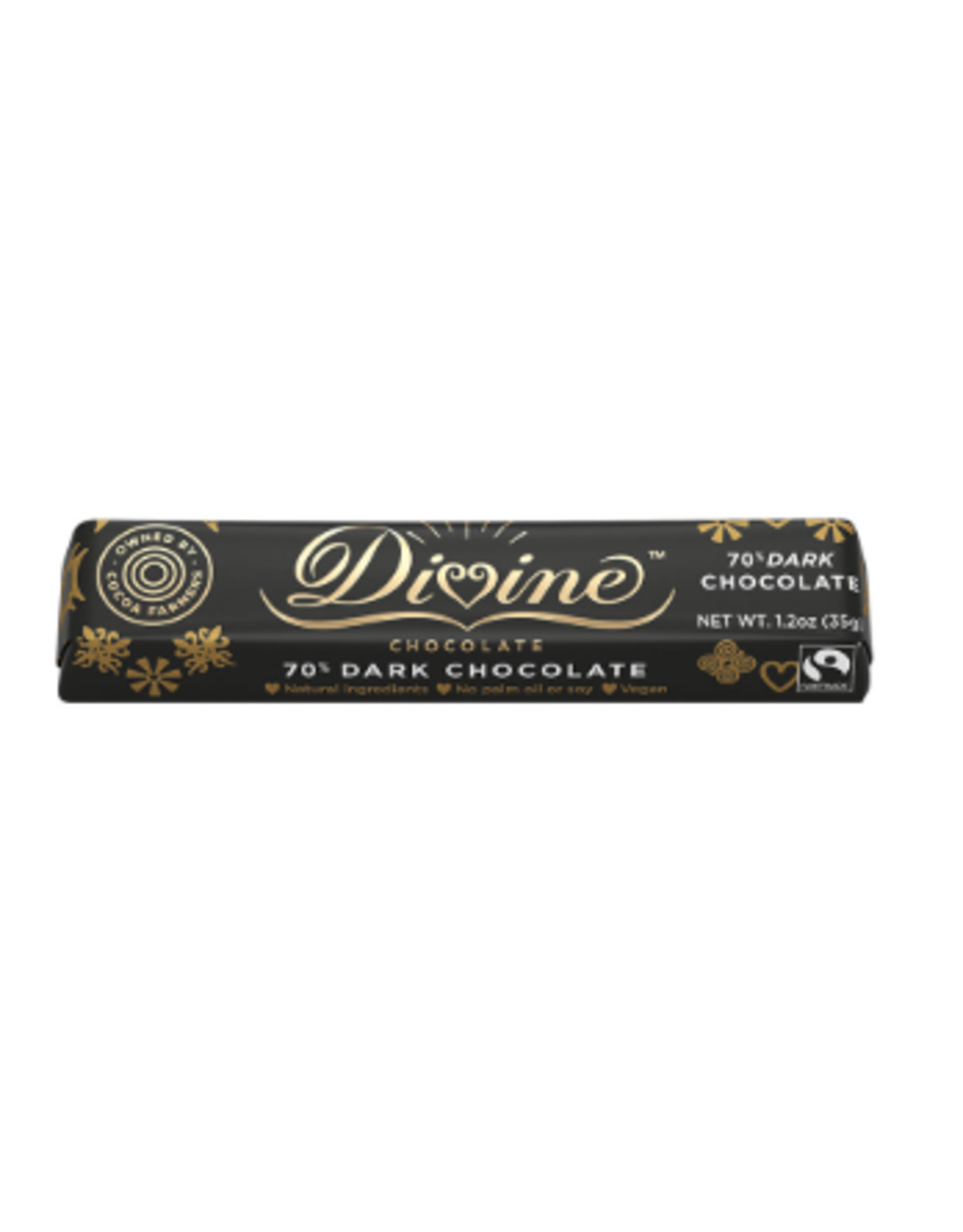 Trade roots Divine, 70% Dark Chocolate Small Bar