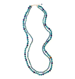 Neela Double Strand Sari Necklace, India