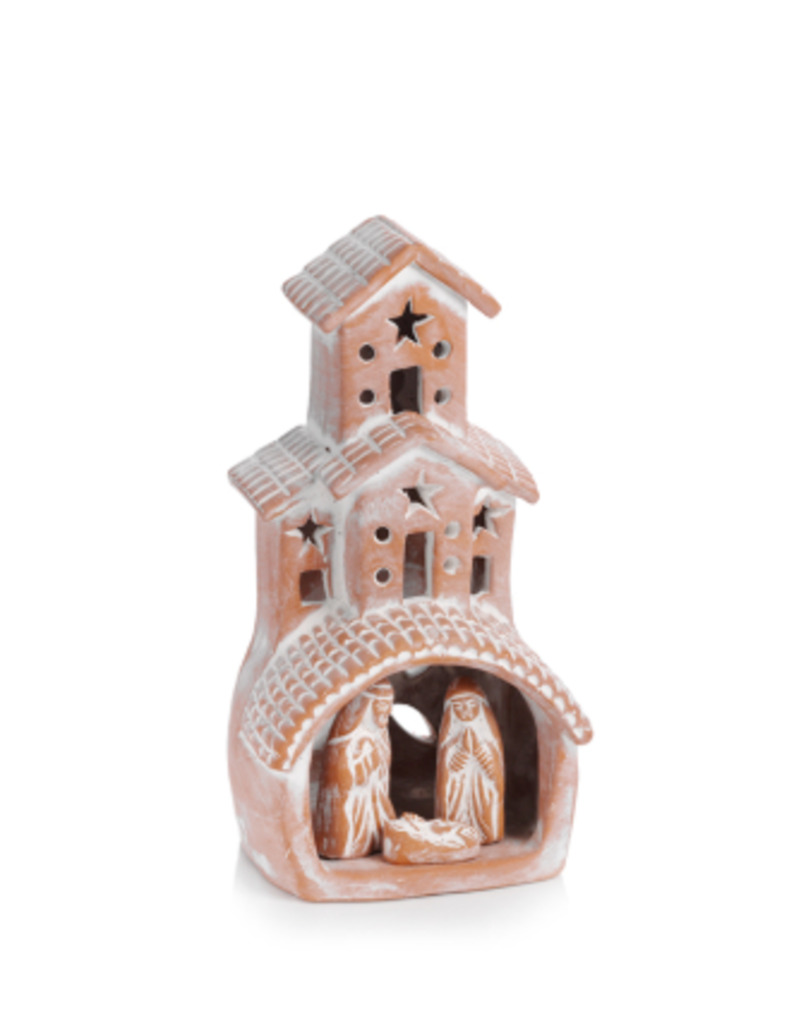 Trade roots Terra Cotta Chimney Nativity