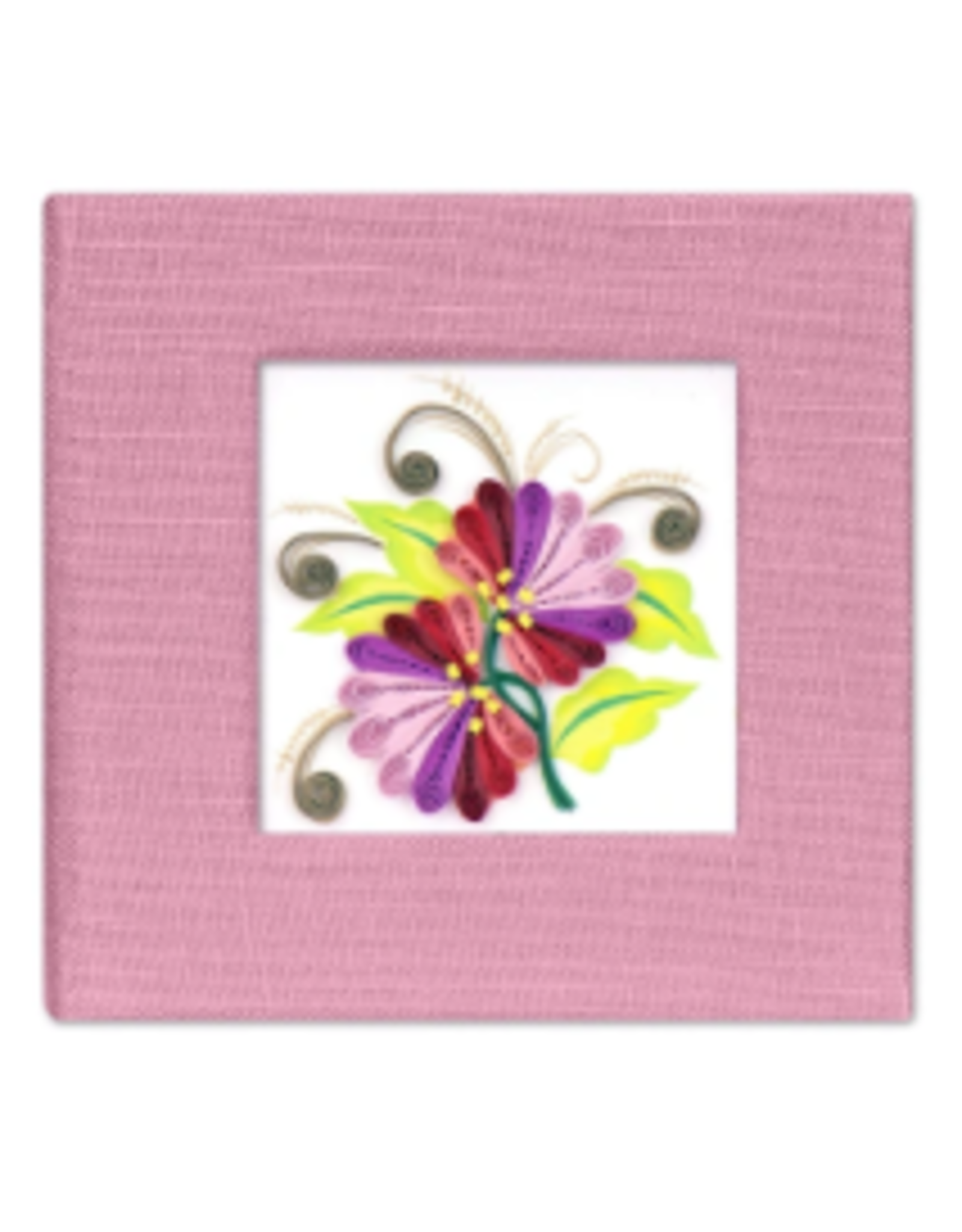 Trade roots Quilled  Post It Notes Cover, Flowers, Vietnam