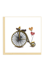 Trade roots Vintage Bicycle Quilling Card, Vietnam