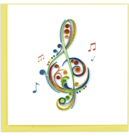 Trade roots Treble Clef Quilling Card, Vietnam