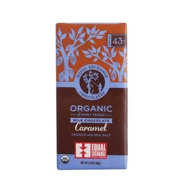 Trade roots Organic Caramel Crunch with Sea Salt Milk Chocolate Bar