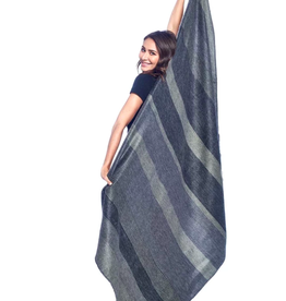 Trade roots Alpaca Throw Charcoal, Ecuador