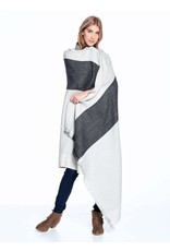 Trade roots Reversible Alpaca Throw, Monochrome, Ecuador