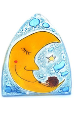 Trade roots Hand Blown Glass Night light Best Friends, Ecuador