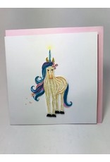 Trade roots Unicorn Quilling Card, Vietnam