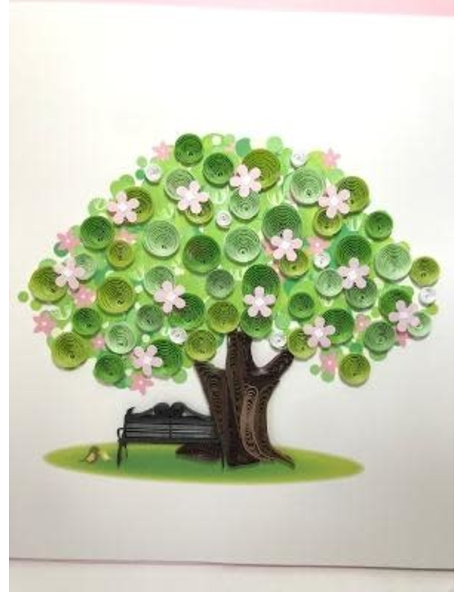 Trade roots Spring Tree Quilling Card, Vietnam