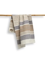 Trade roots 27 x 19 Cotton Handwoven Kitchen Towel, Pebble, India