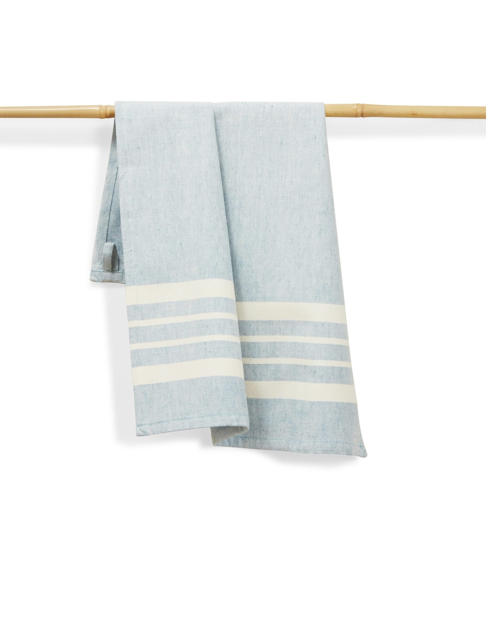 Trade roots 27 x 19 Cotton Handwoven Kitchen Towel Sky, India