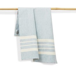 Trade roots 27 x 19 Cotton Handwoven Kitchen Towel Sky, India