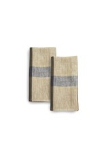 Trade roots 20 x 20  Linen Napkins, Set of 2, Cafe con Leche, India