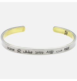 Trade roots Stackable Cuffs,Love In Many Languages, Mexico