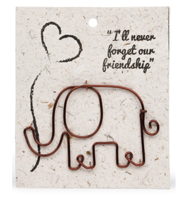 Wire Elephant Bookmark, India