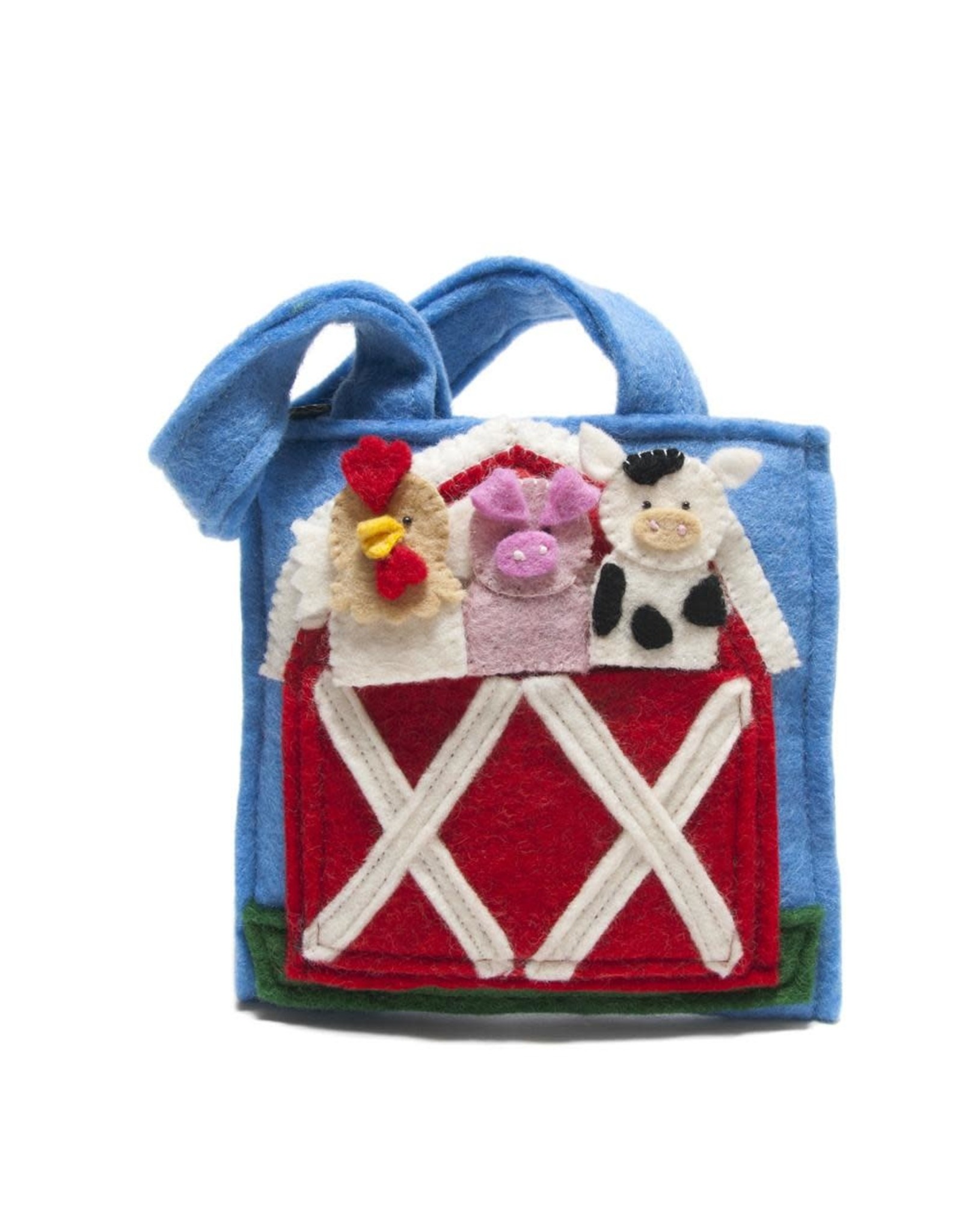 Trade roots Farm Animal Puppet Bag