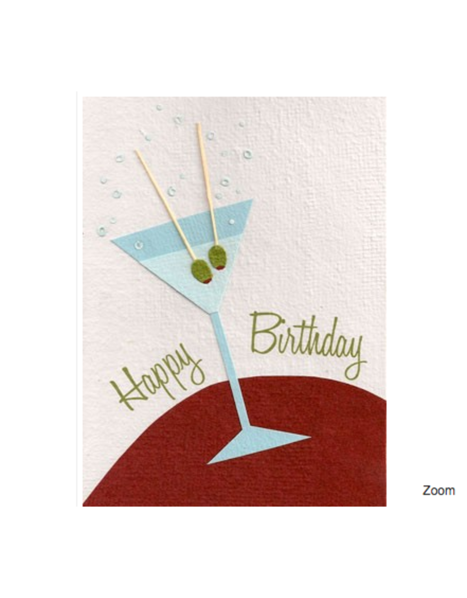 Birthday Martini Greeting Card Trade Roots