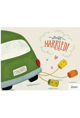 Trade roots Just Married Wedding Cans Card