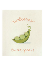 Trade roots Welcome Sweet Pea Greeting Card, Philippines