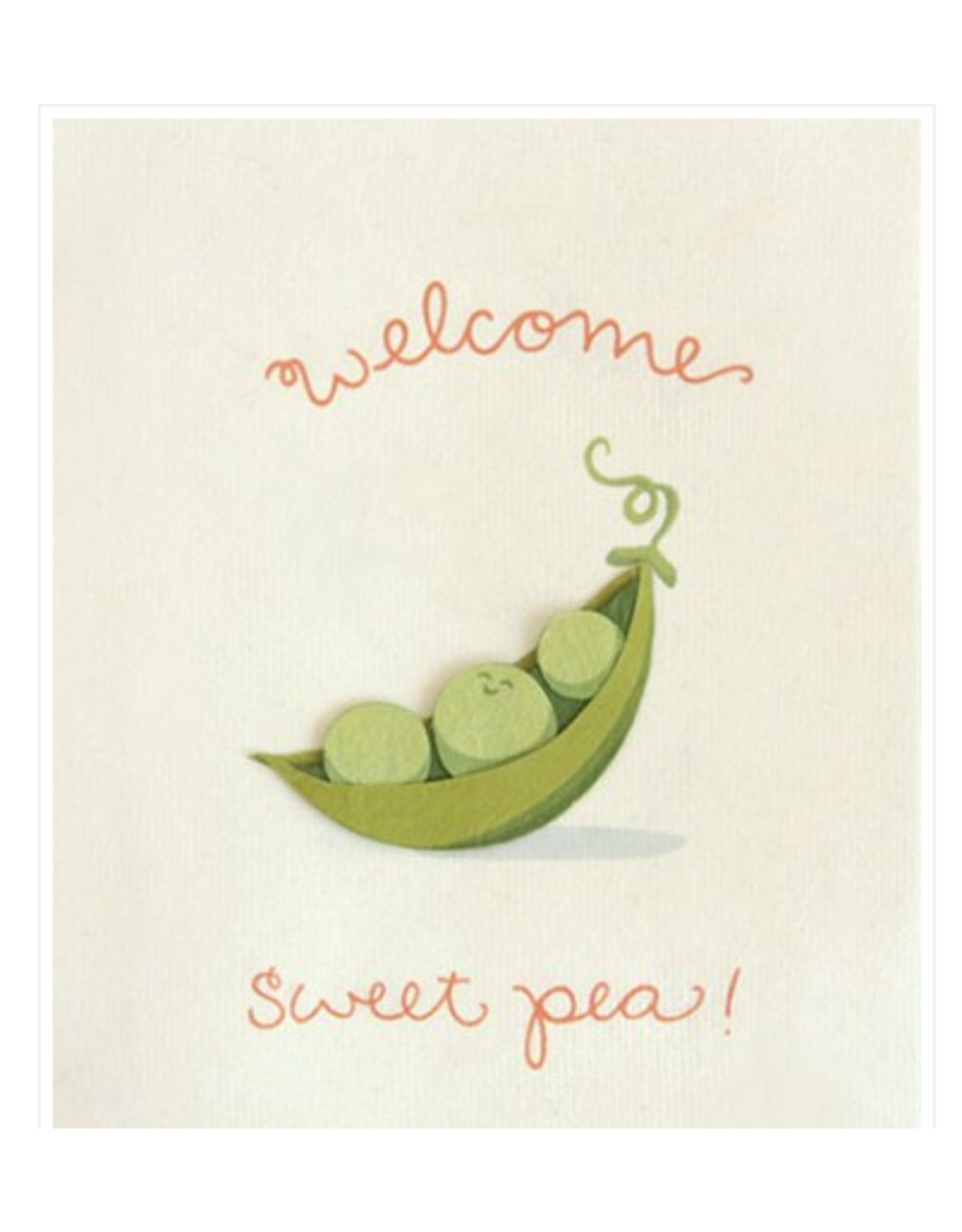 Trade roots Welcome Sweet Pea Greeting Card, Philippines