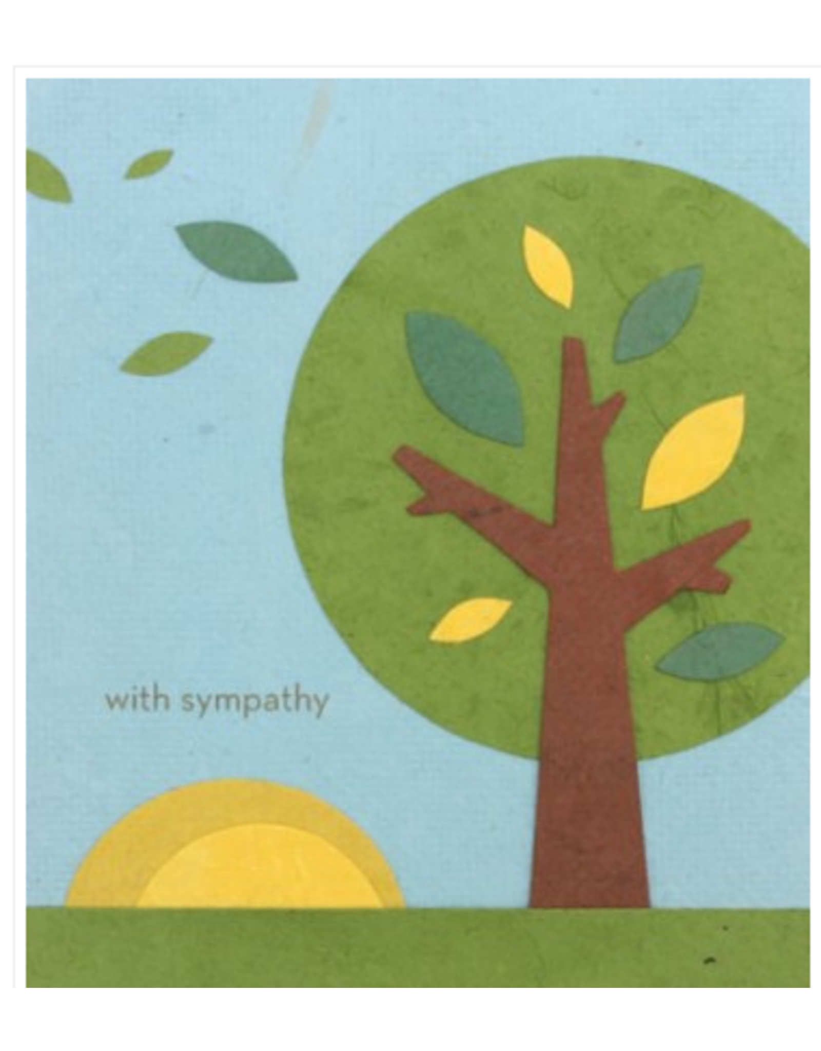 Trade roots Sympathy Tree Greeting Card, Philippines