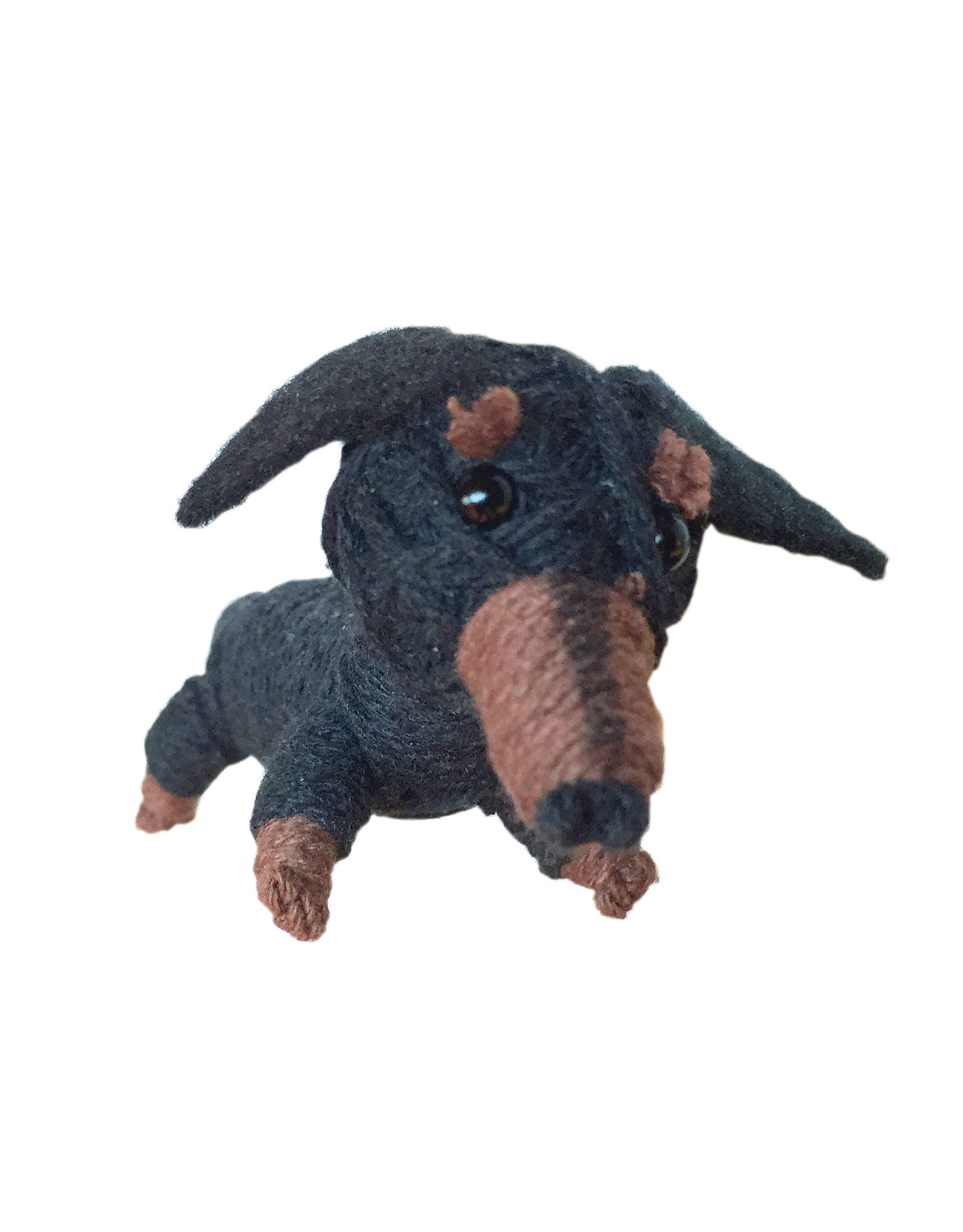 Trade roots Doc the Dachshund String Doll Keychain